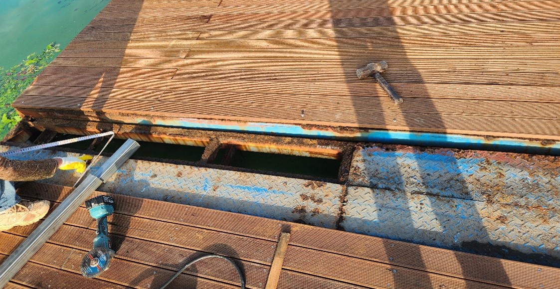 계류장 각관 정비1